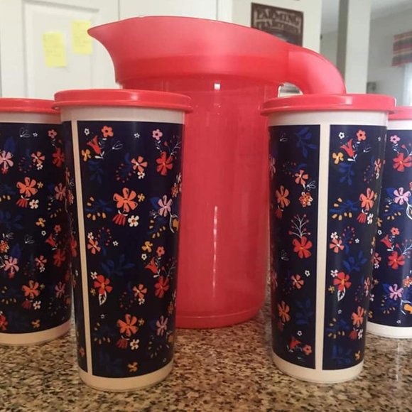 Tupperware Falling For Floral Serving Collection - Picture 4 of 6